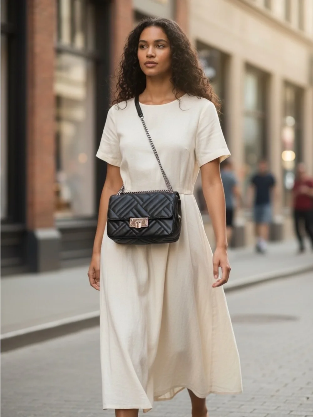 Michael Kors Black Peyton Shoulder Bag
