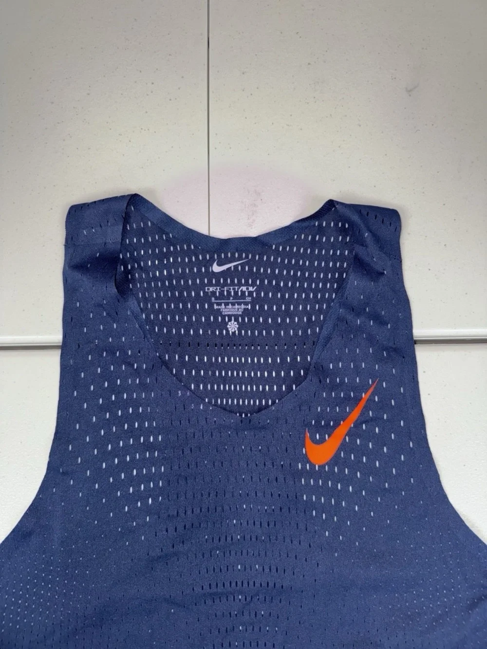 Nike [XS-S] Men's AeroSwift Dri-FIT ADV Running Singlet Obsidian FN4231-451