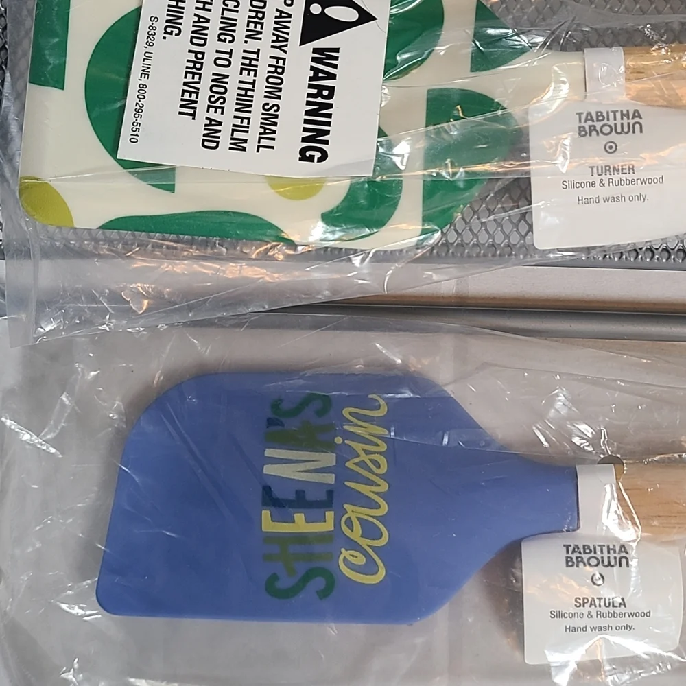 Tabatha Brown Blue and Green Silcone Spatula/Scrapper NIP