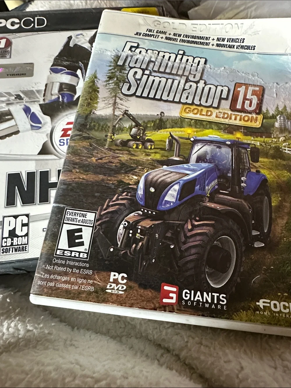 EA Sports NHL 06 & Farming Simulator 15 (PC) -used