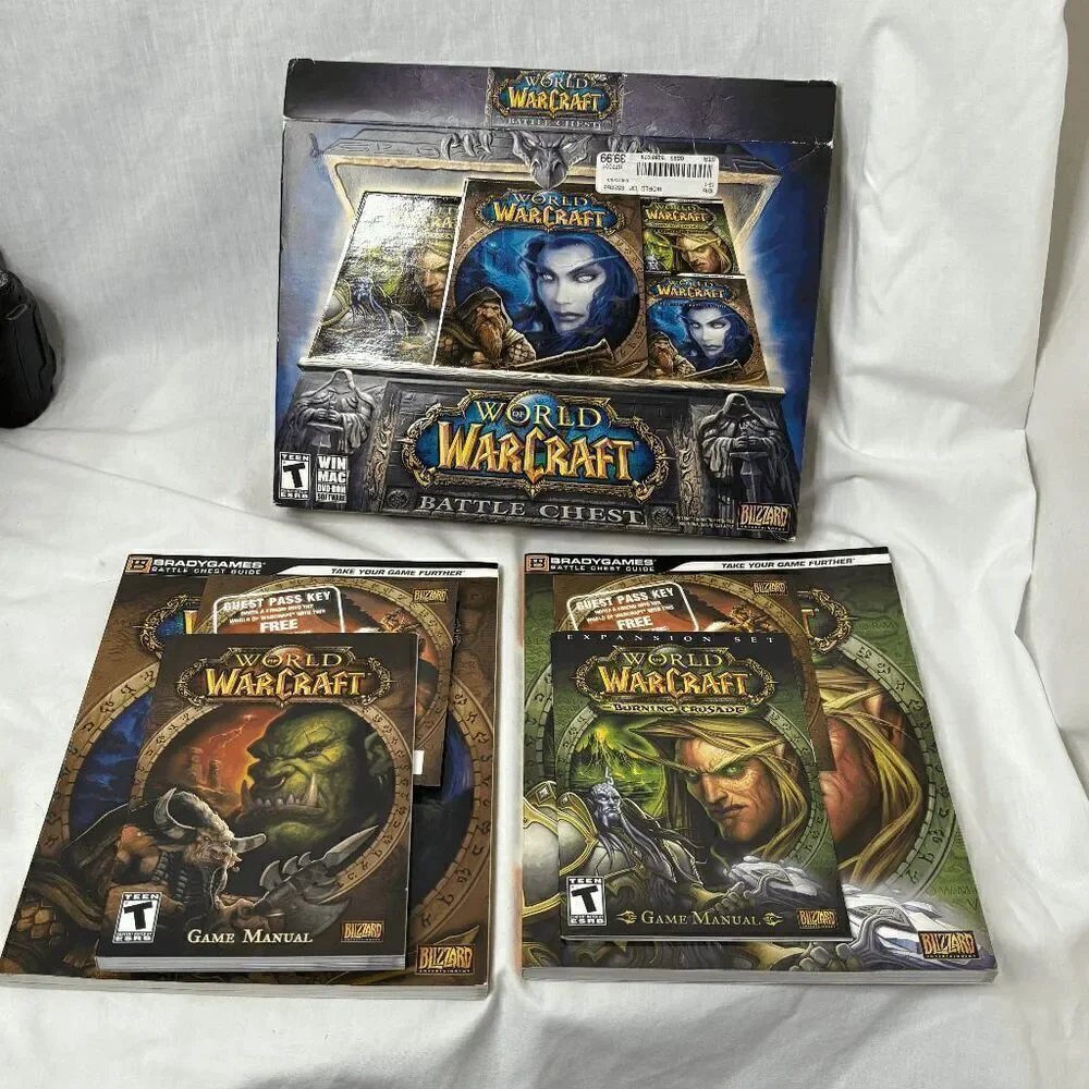World of Warcraft Battle Chest (PC/Mac Computer Game) - See Pics‎ for Details