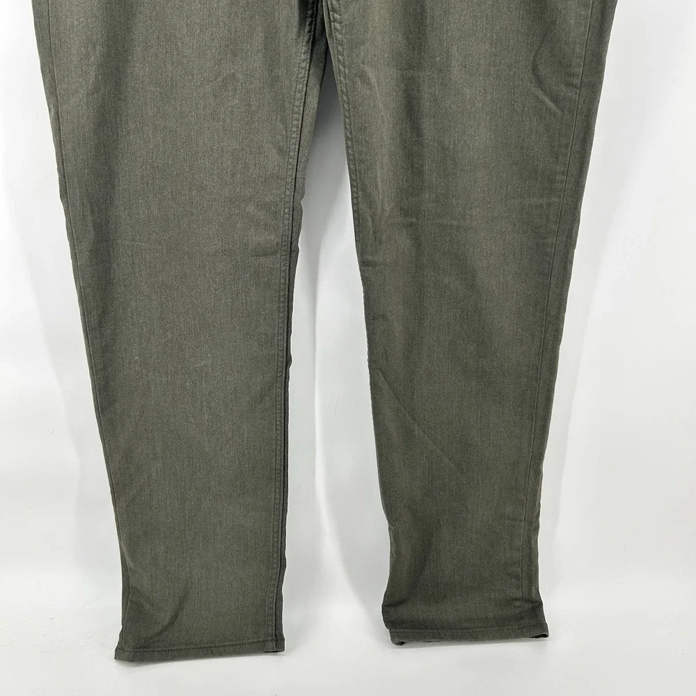 Banana Republic Travel Jeans Mens 40x34 Olive Green Slim Fit Pants NEW