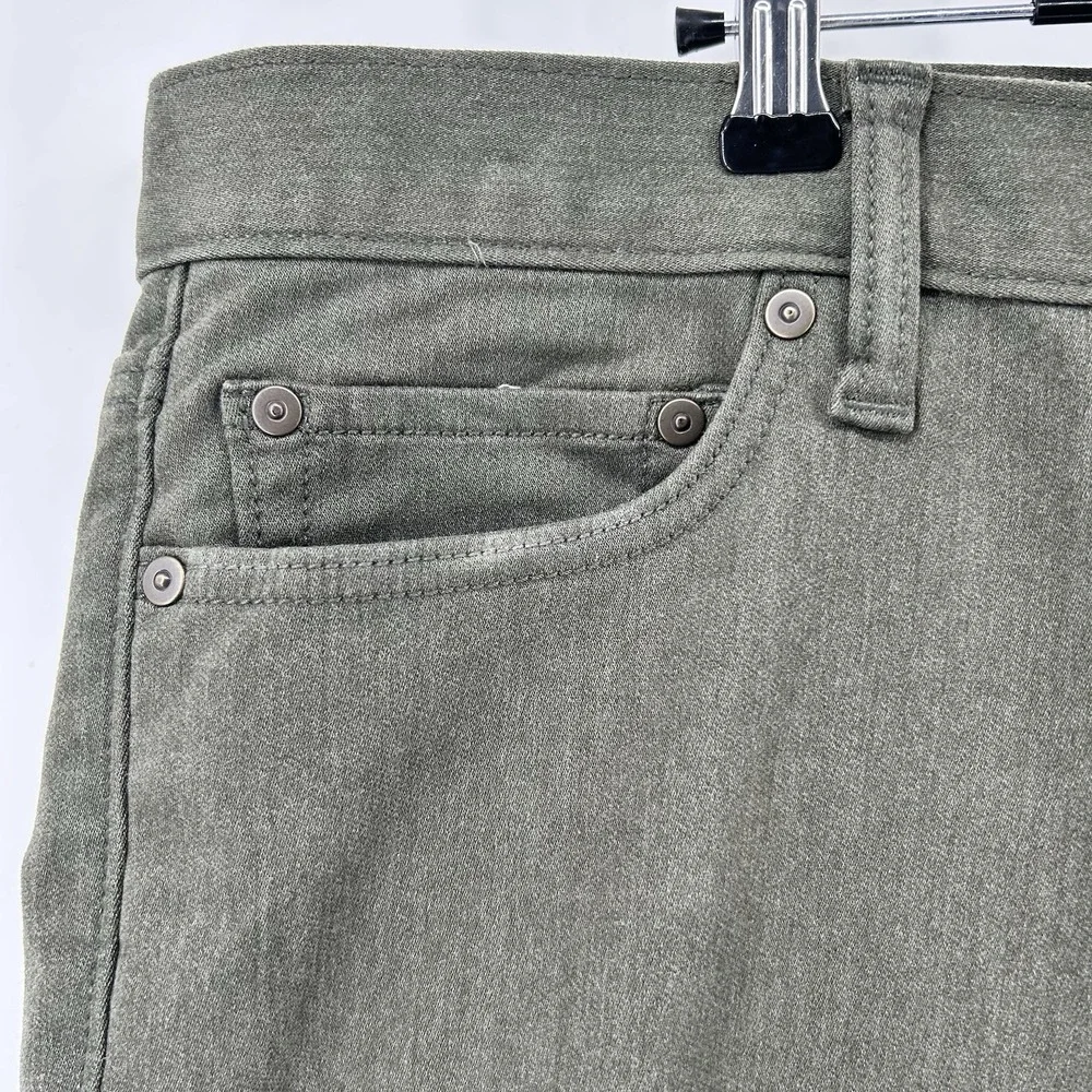 Banana Republic Travel Jeans Mens 40x34 Olive Green Slim Fit Pants NEW
