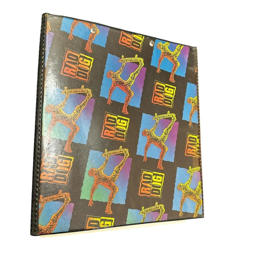VTG Rad Dog Trapper Keeper 3 Ring Binders Folders Lot 1980s 70s‎ Garfield Folder