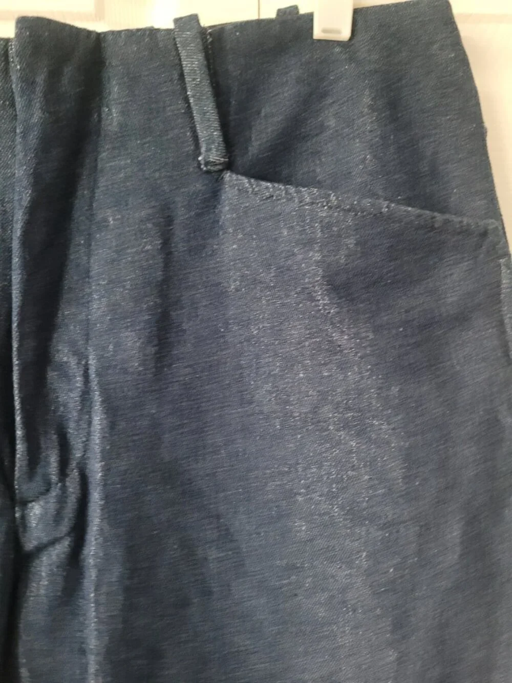 NWT Factor's Trouser in Blue Raw Denim Size 32