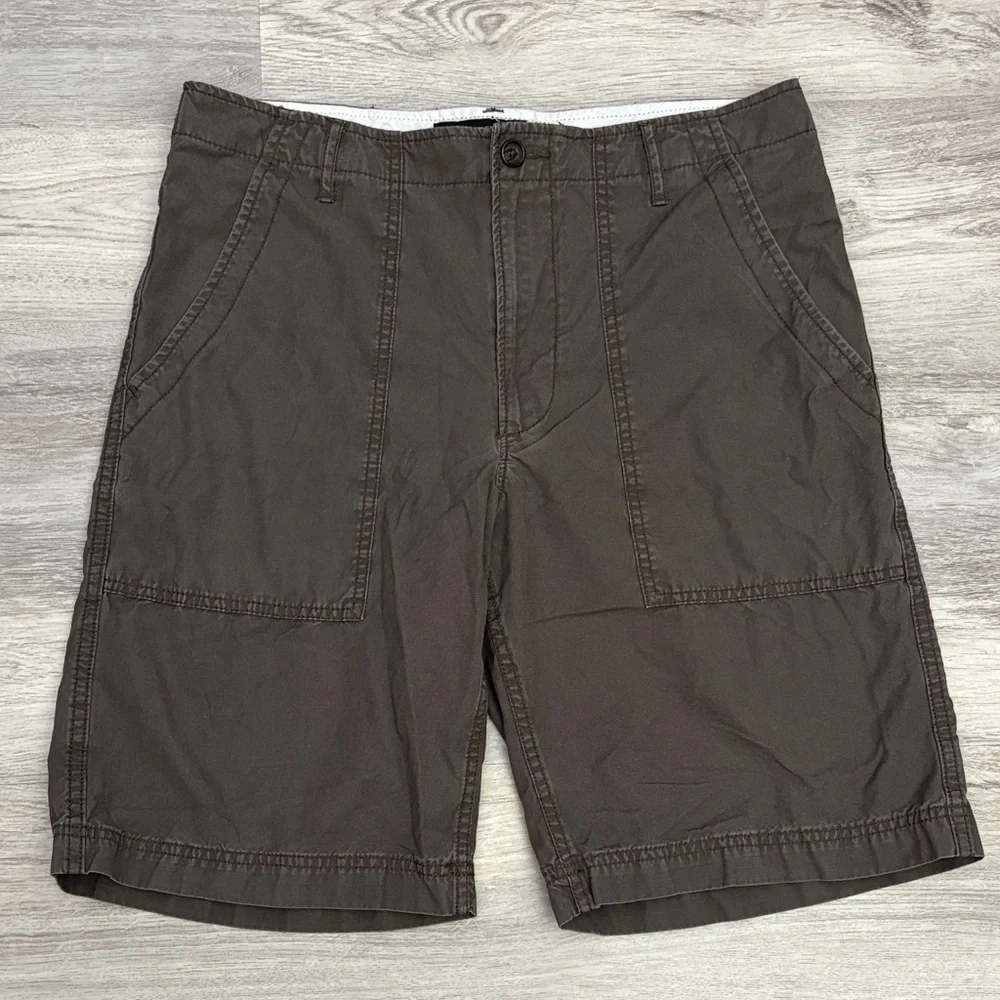 Banana Republic Brown 100% Cotton Men's Casual Shorts Size 32