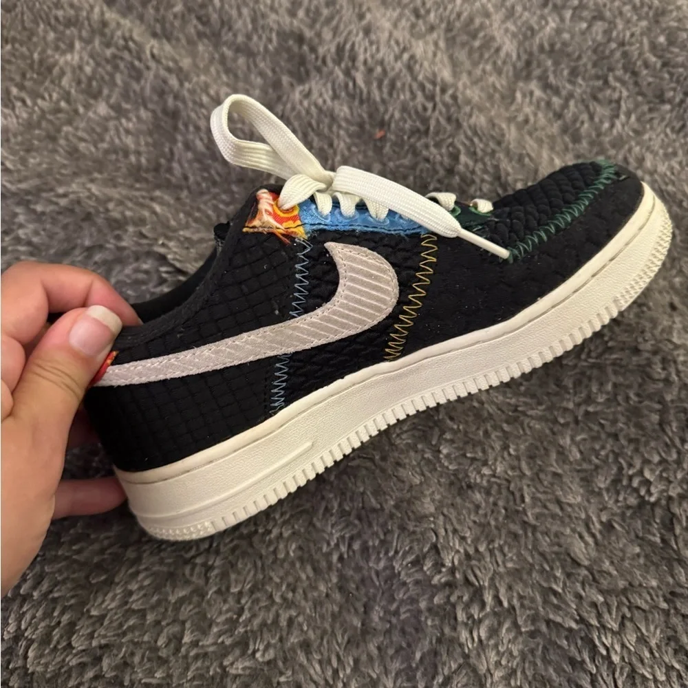 NIKE Youth Air Force 1 Low Muti Material Sneakers