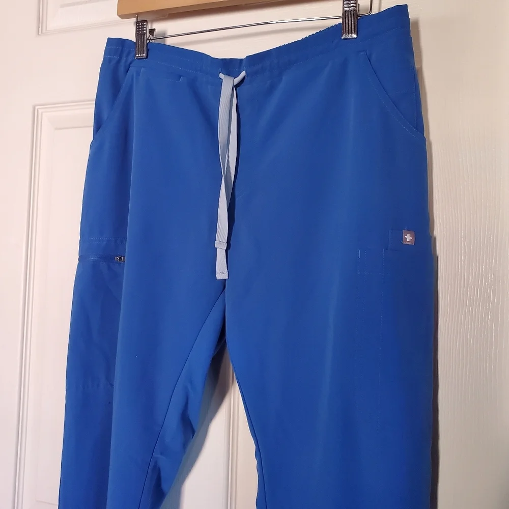 Figs Technical Collection Blue Scrub Pants Straight-Leg TW2000 R Size Medium
