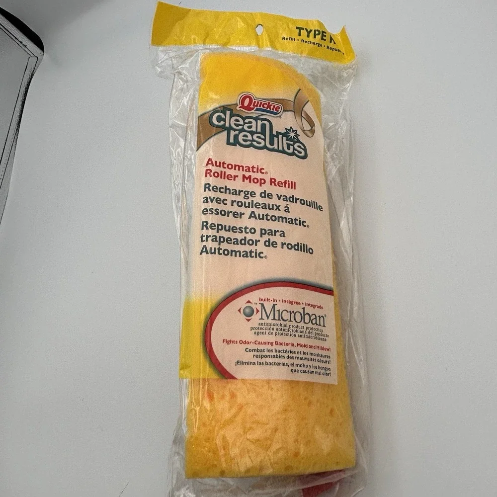 Quickie Mop Clean Results 0572CR Automatic Roller REFILL NEW SEALED. 057CR NIP