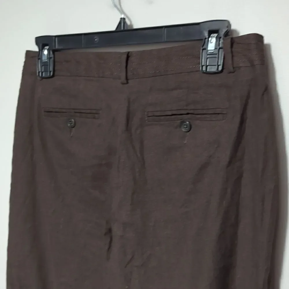 Banana Republic Brown Linen Dress Pants