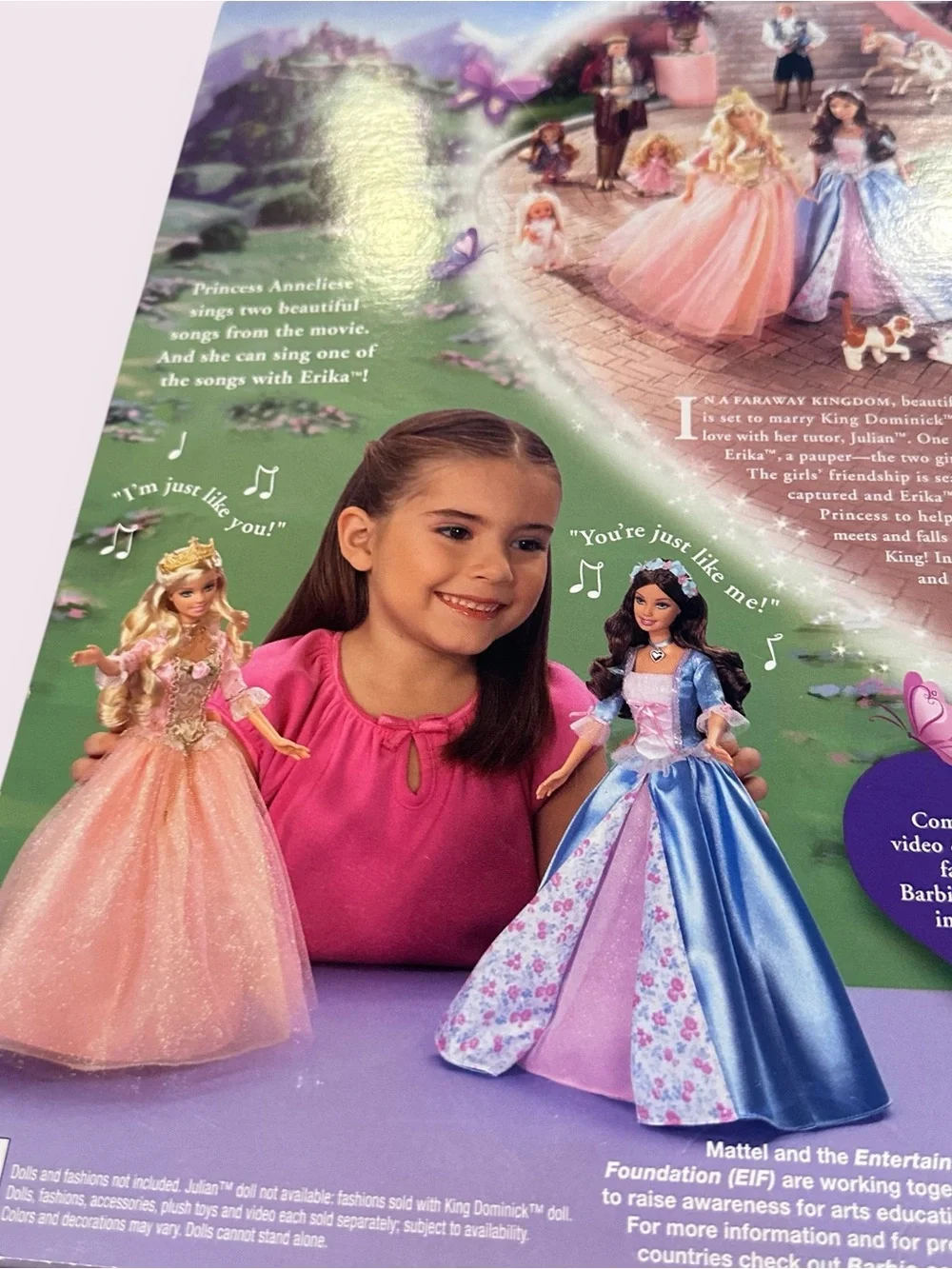 Vintage Barbie As Princess And The Pauper Anneliese Doll 2004 Mattel