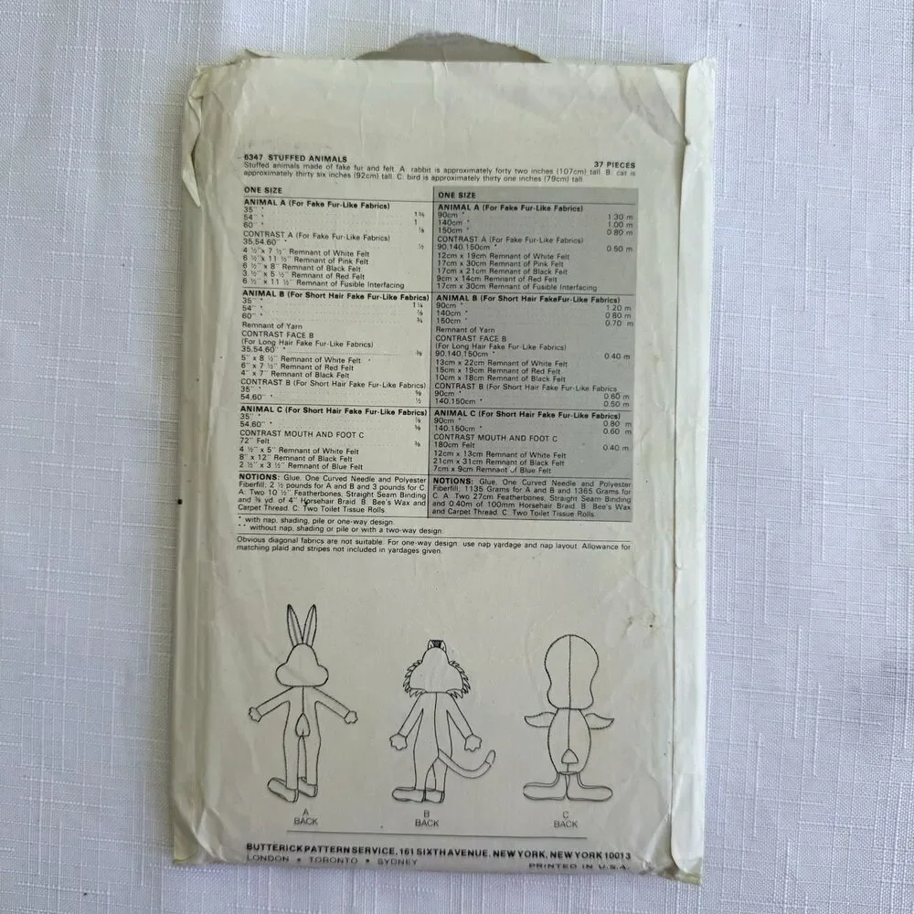 Butterick vtg 6347