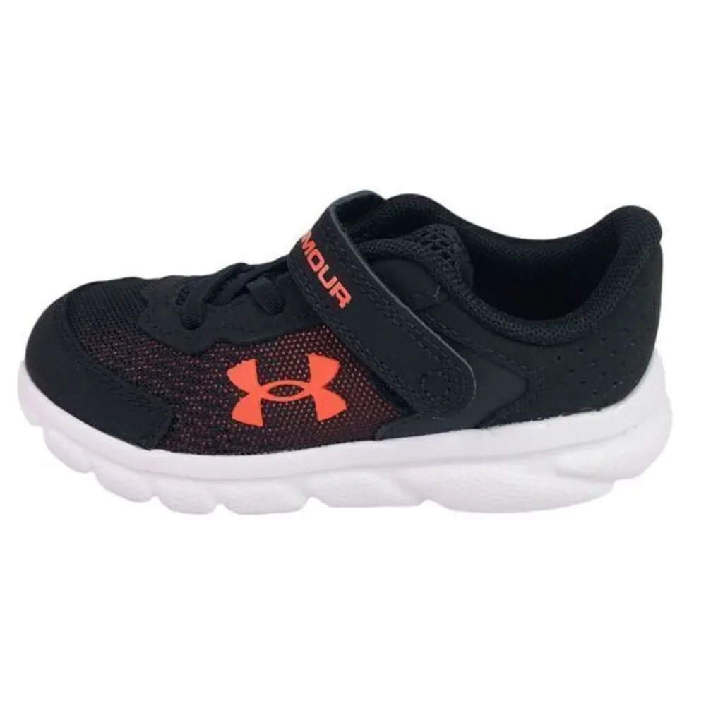 Under Armour‎ Assert 9 Alternate Closure Running Shoe, Black/Red Size 8 /Cm 15
