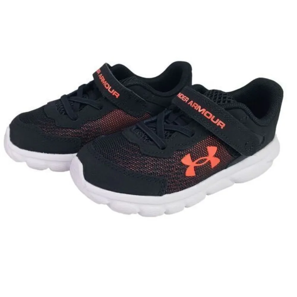 Under Armour‎ Assert 9 Alternate Closure Running Shoe, Black/Red Size 8 /Cm 15