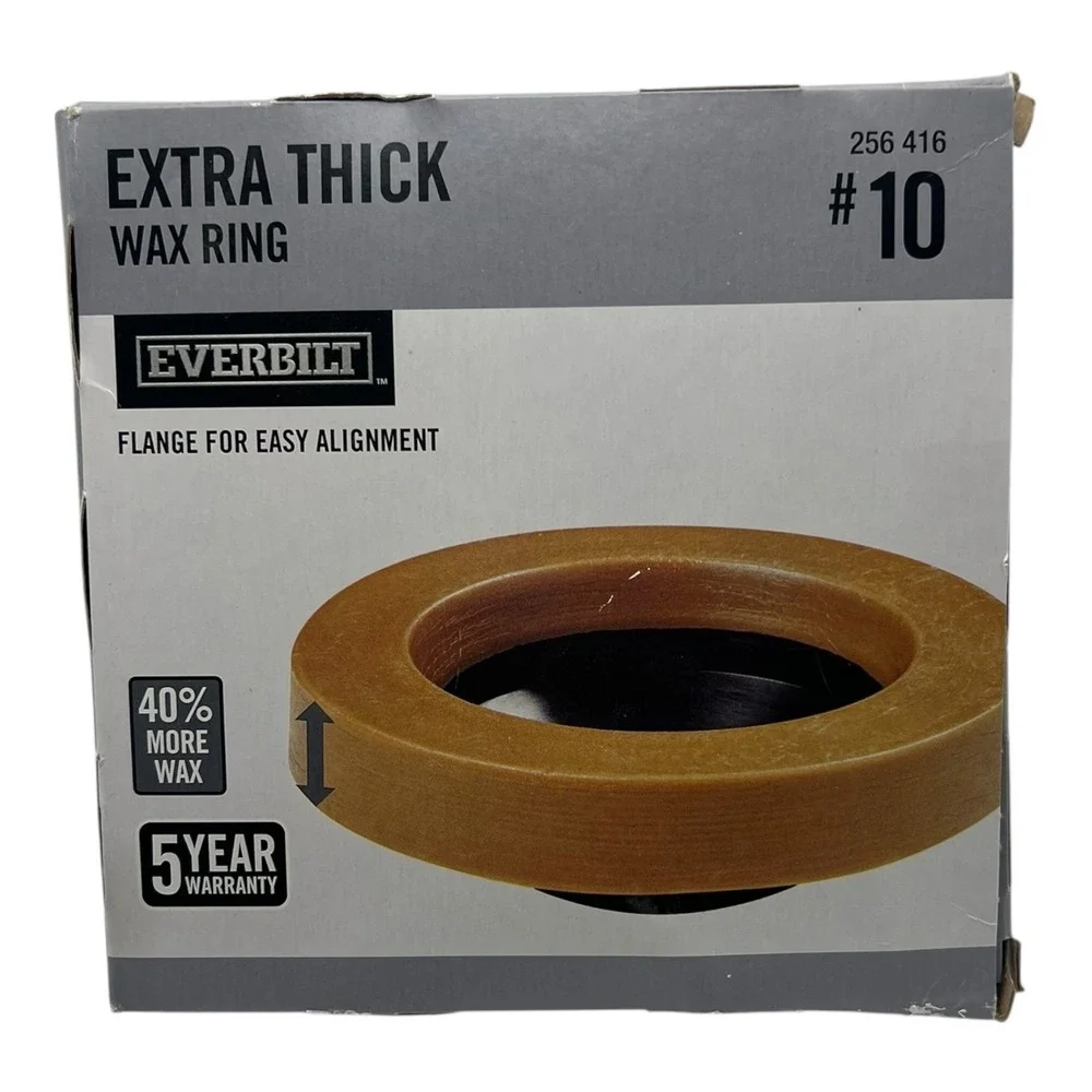 Everbilt - Extra Thick Wax Ring (#10) - Open‎ Box Unused