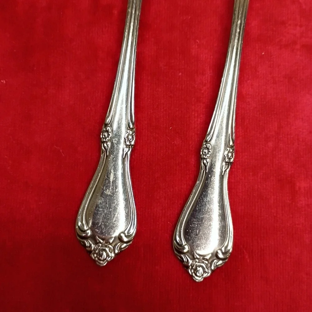 Set of 2 Teaspoons Oneida Celebrity SSS‎ Stainless Flatware 6
