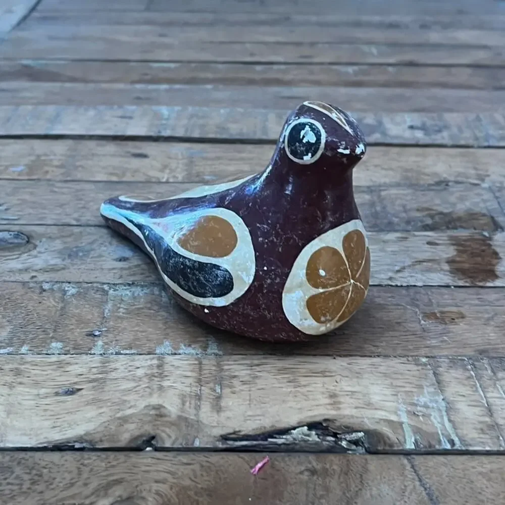 Tonala Mexican Pottery Folk Art Bird Figure 6