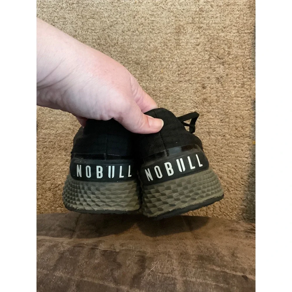 NOBULL Ripstop Runner Black Dark Olive Mens 8.5 Womens‎ 10 Athletic Shoes