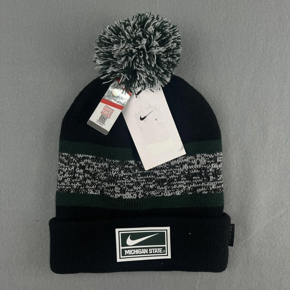 Michigan State Spartans Nike Hat Beanie Adult On-Field‎ Sideline Winter NCAA NEW