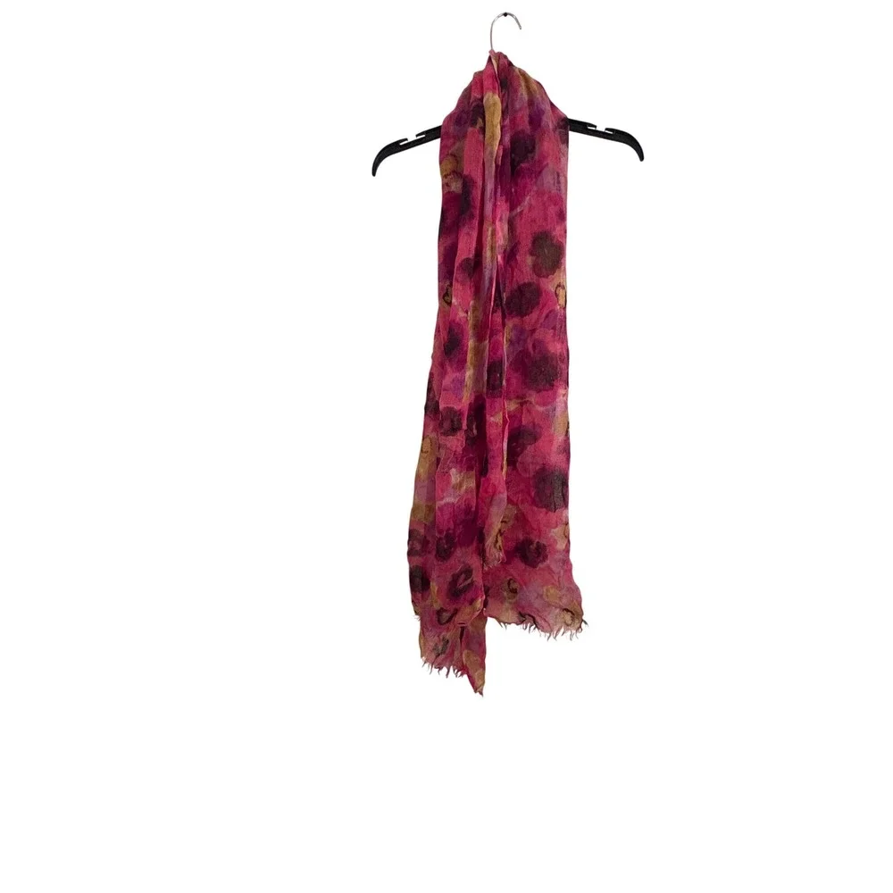 Assorted Lightweight Patterned Scarves Floral Paisley Geometric Multi-Color Lot