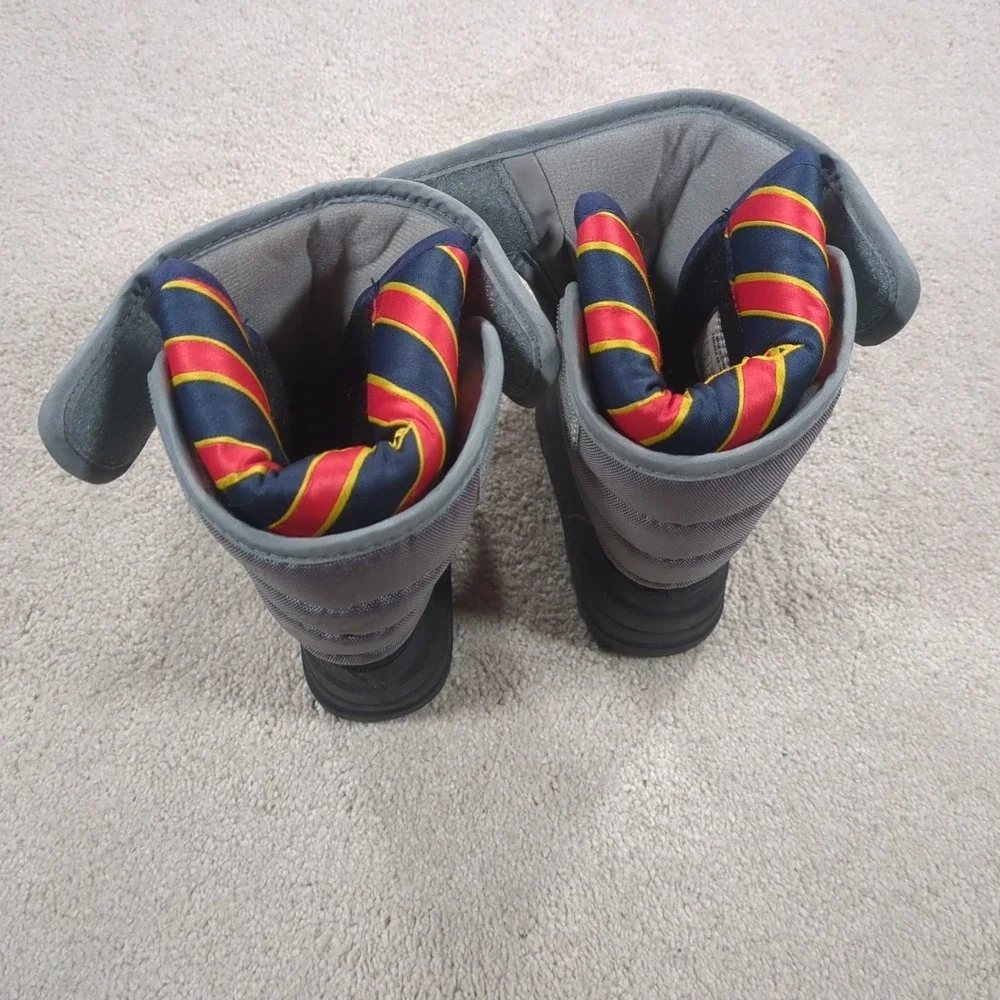 Polo Ralph Lauren Vancouver EZ Snow Boots Toddler Unisex Size 5 Waterproof Gray