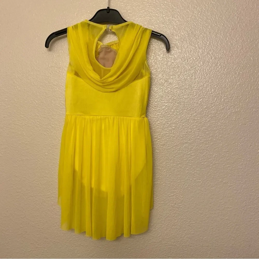 Weissman dance costume yellow