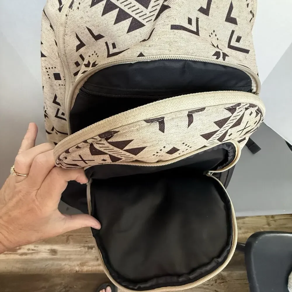 Dakine Full Size Backpack Cream Black‎ Aztec
