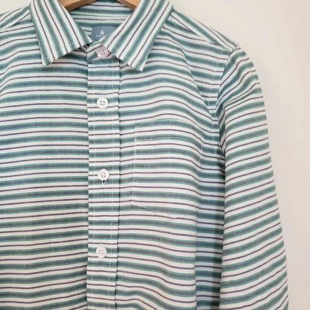 GAP Boy's Striped Button Down Long Sleeve Shirt Size 5