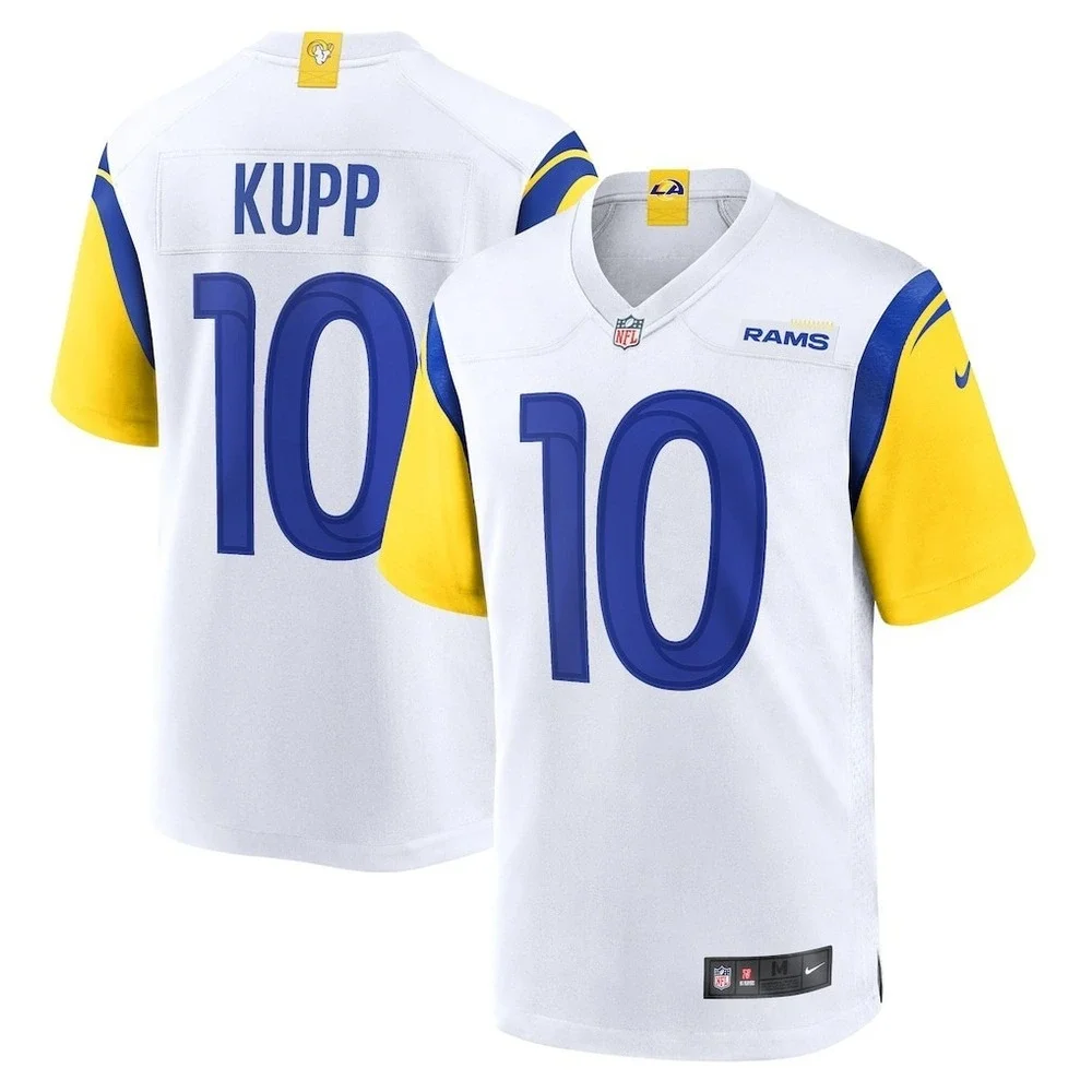Nike Cooper Kupp Los Angeles Rams #10 On-Field Game Jersey White Men's L NWT
