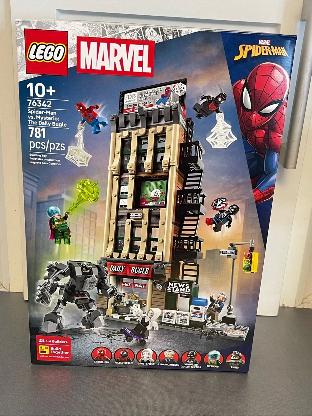 LEGO Marvel Spider-Man Daily Bugle Building Set - 76342 - Tan, Black, Red NIP