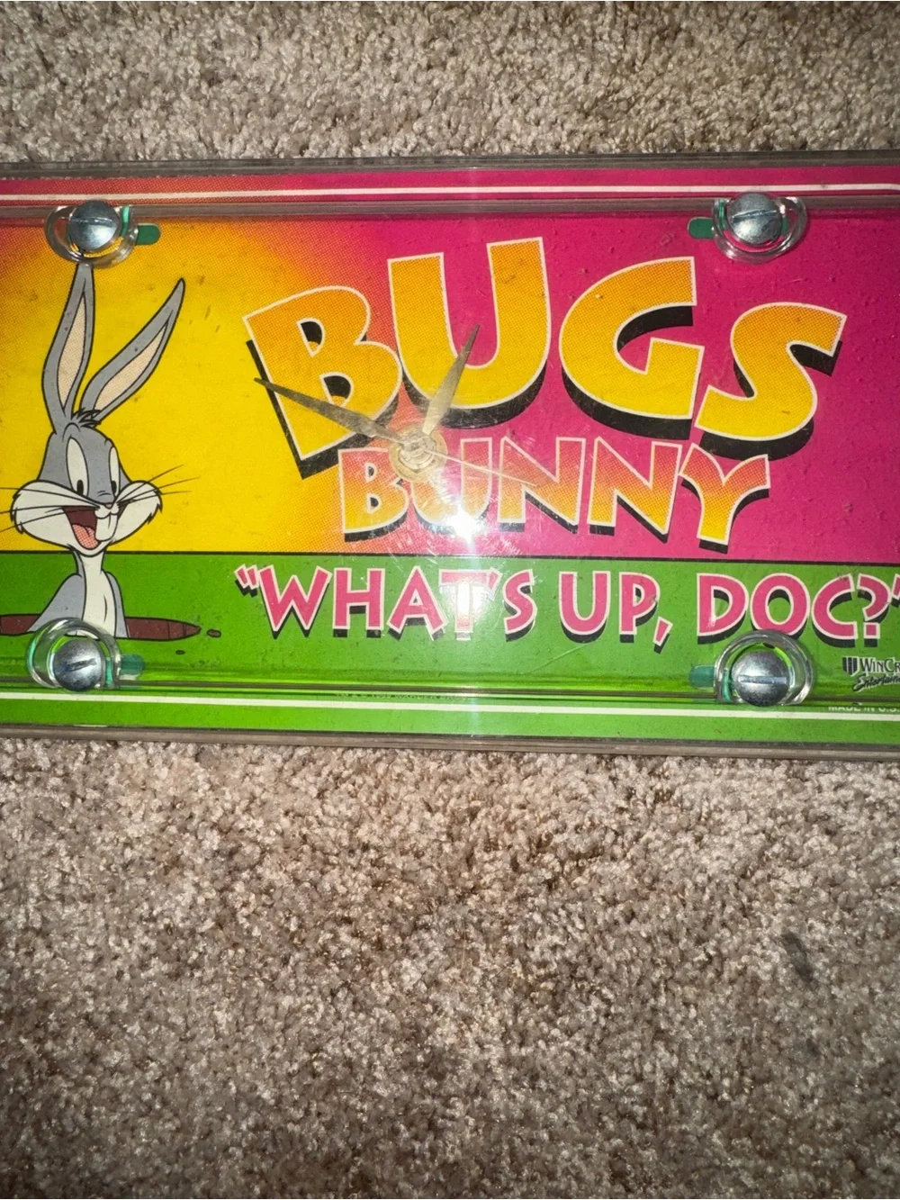 Bugs Bunny Colorful Acrylic Sign - What's Up Doc
