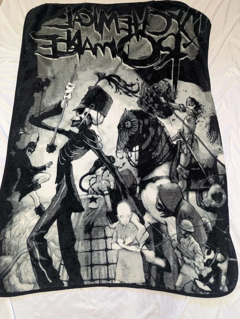 My Chemical Romance MCR Welcome To The Black Parade Plush Throw Blanket Emo Punk