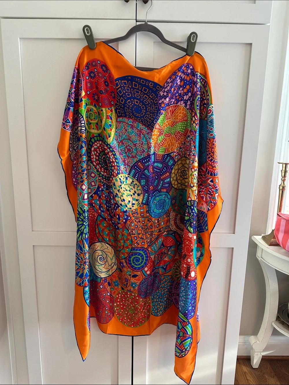 10O % silk hand rolled edge scarf