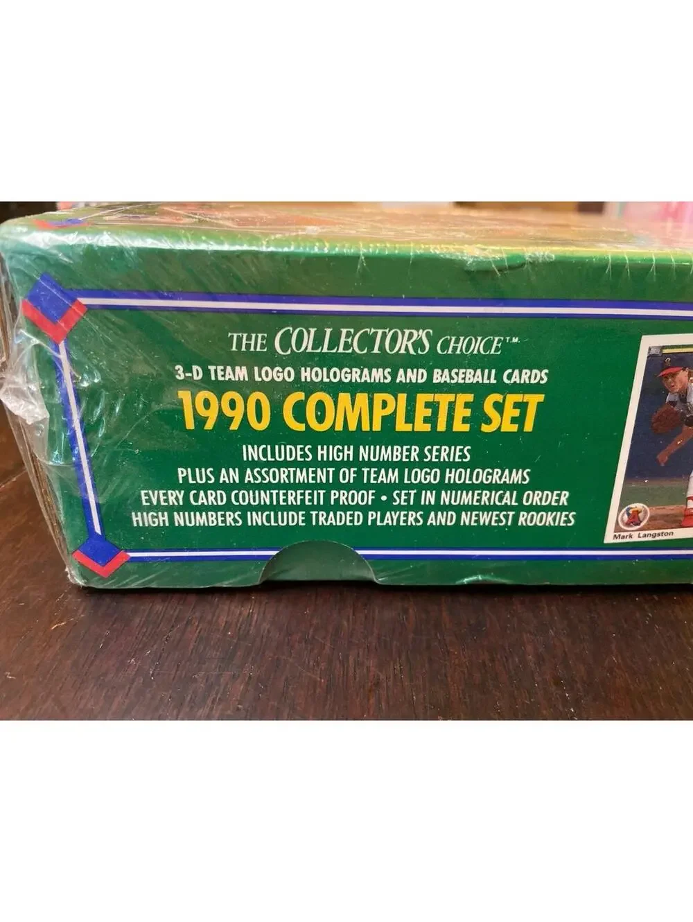 Sealed 1990 Baseball collectors complete set