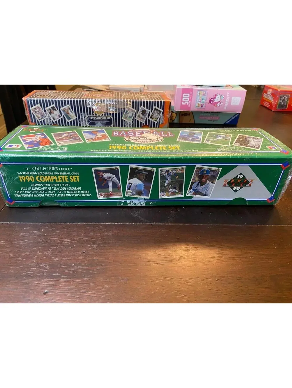 Sealed 1990 Baseball collectors complete set