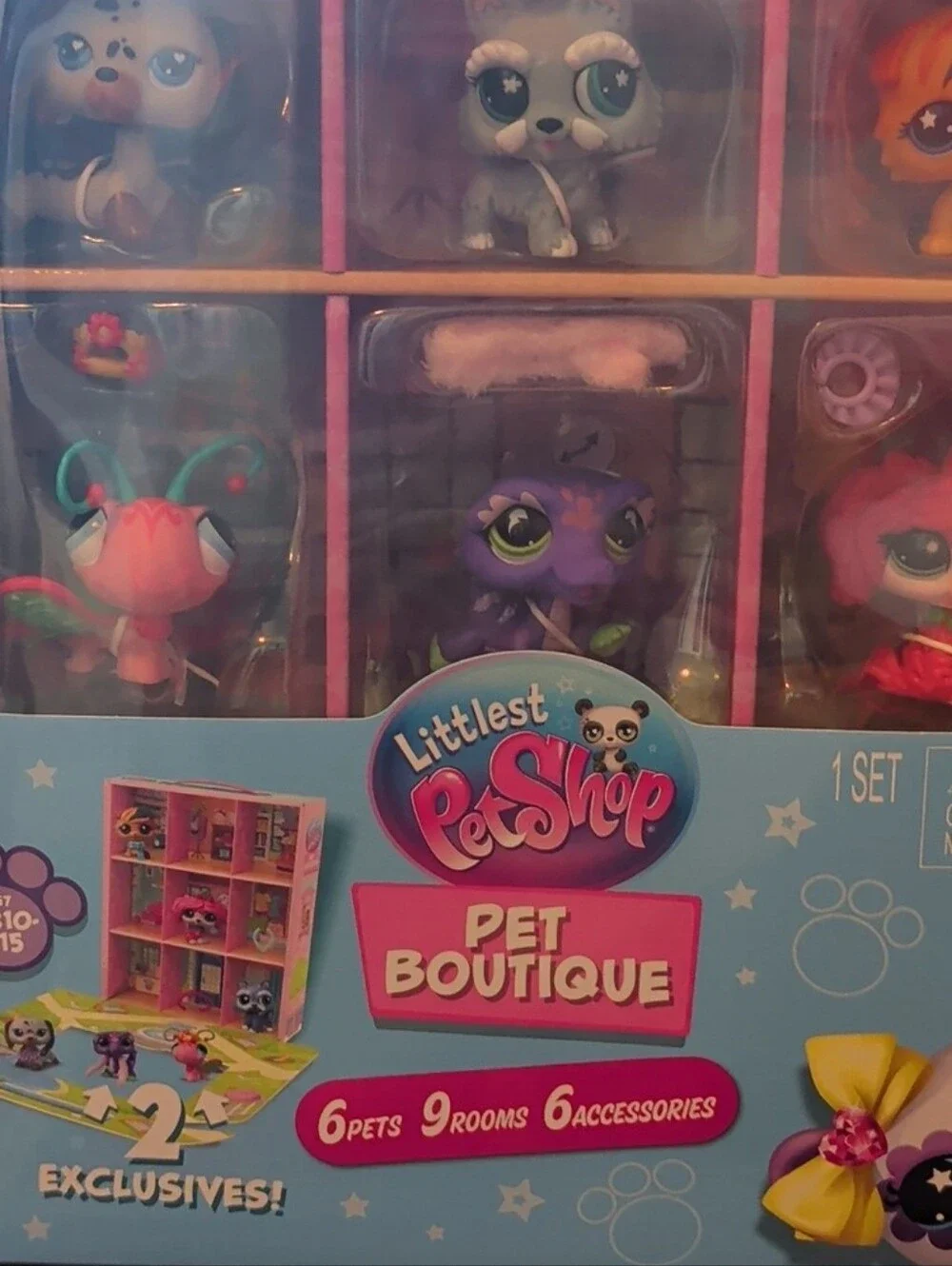 Littlest Pet Shop Pet Boutique Playset - 6 Pets,9 Rooms, & 6 Accessories - LPS