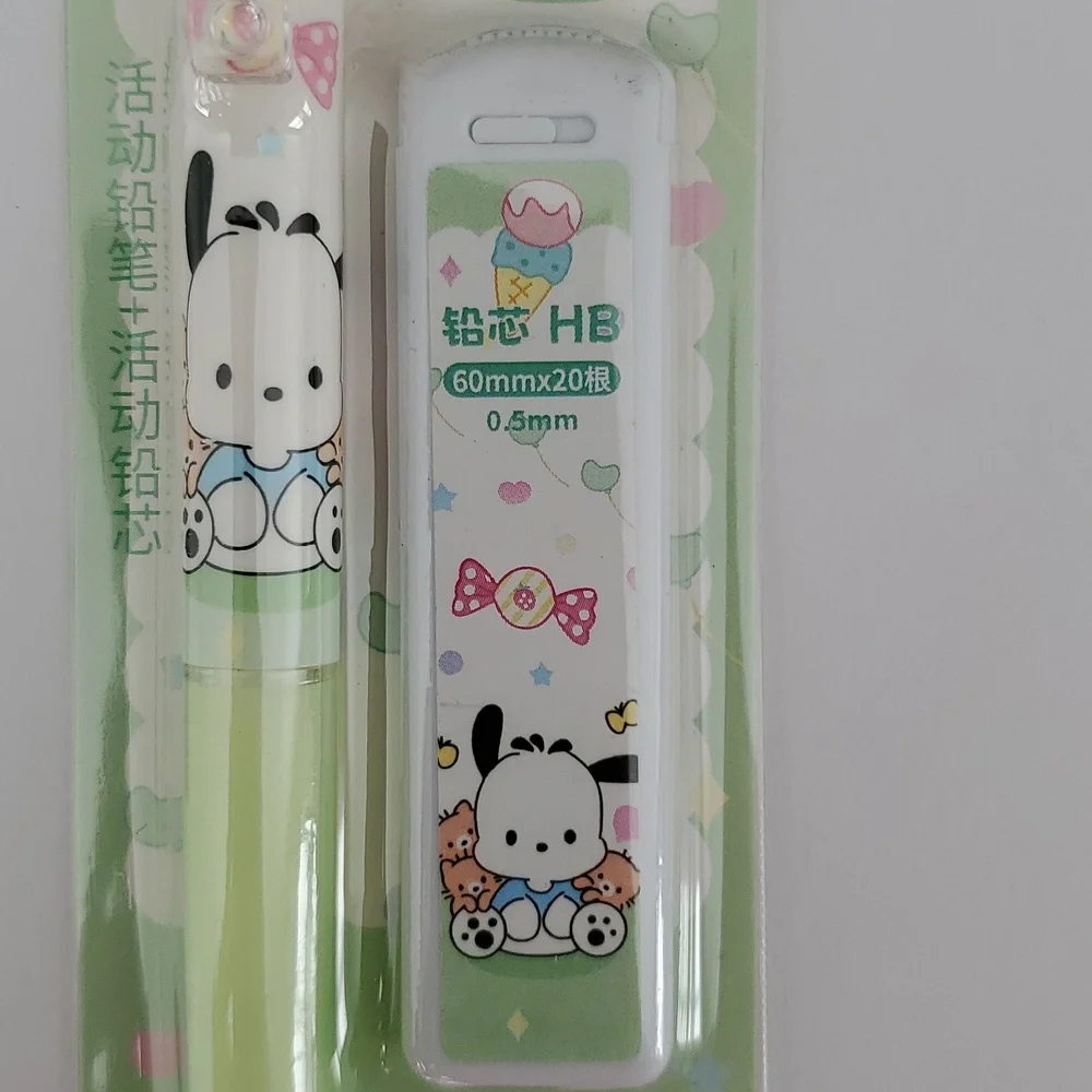 ‼️5/$25‼️ Sanrio Pochacco Mechanical Pencil & Refill Pencil Lead Set NWT