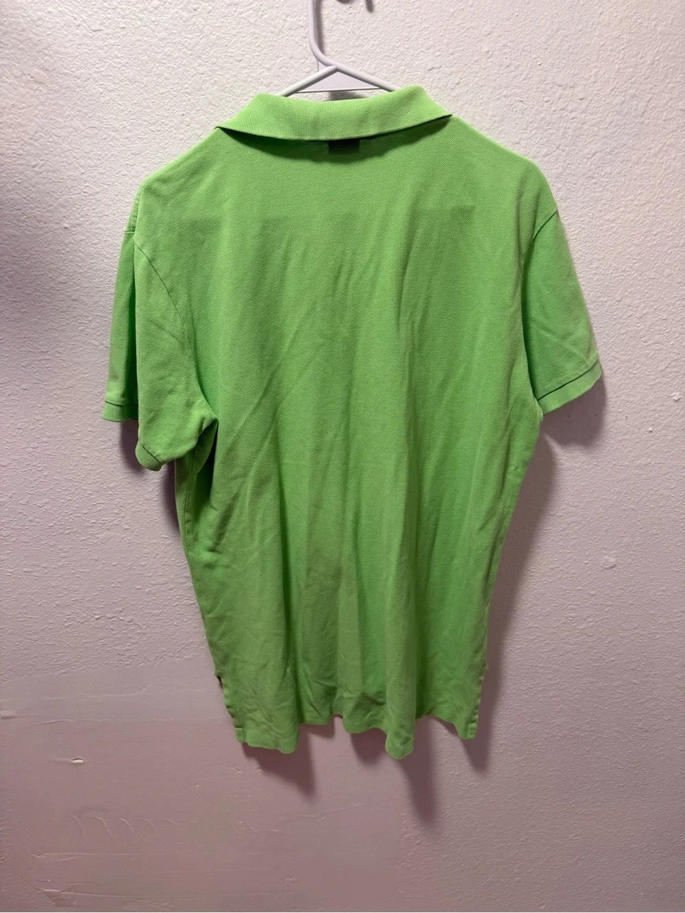 Polo by Ralph Lauren - Custom Fit Green Polo with Red Signature Logo
