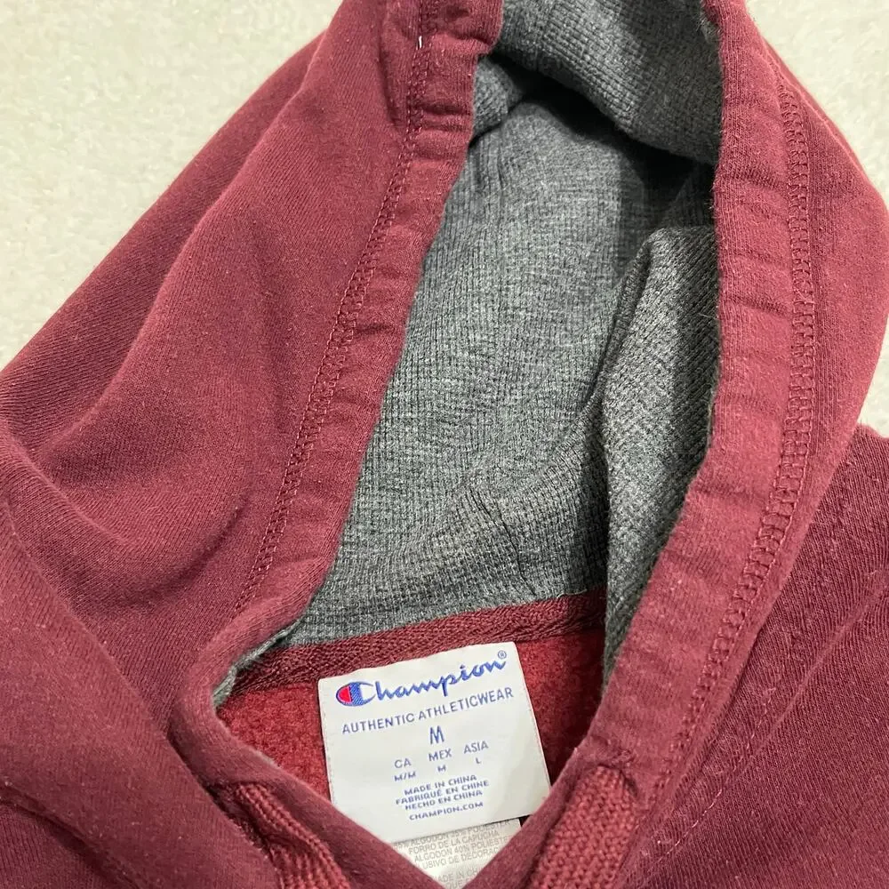 Champion burgundy collegiate last