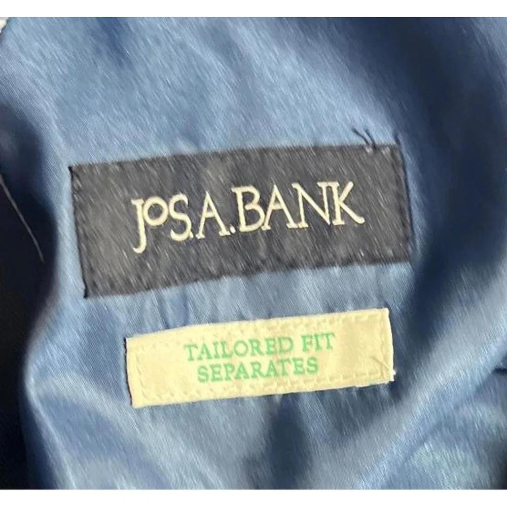 Jos. A. Bank Tailored‎ Fit Suit Jacket Bright Blue Mens 41R Wool Blend NWT