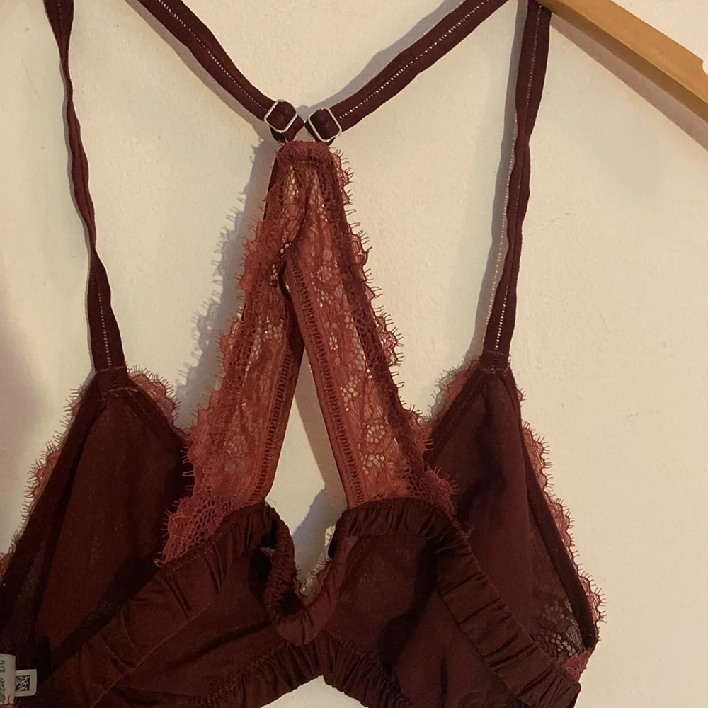 Aerie mauve lace bralette L