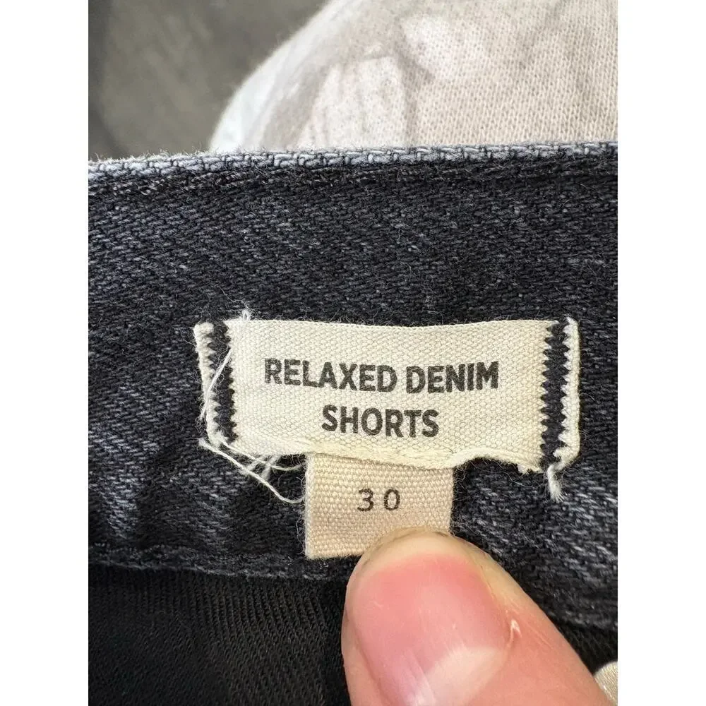 Madewell Relaxed Denim Shorts Size 30