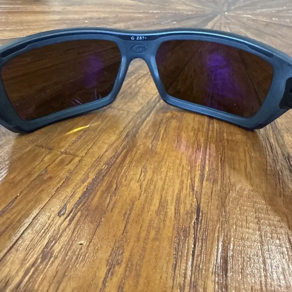 Gargoyles Khyber Sunglasses Matte Black Smoke Polarized Lens Tactical