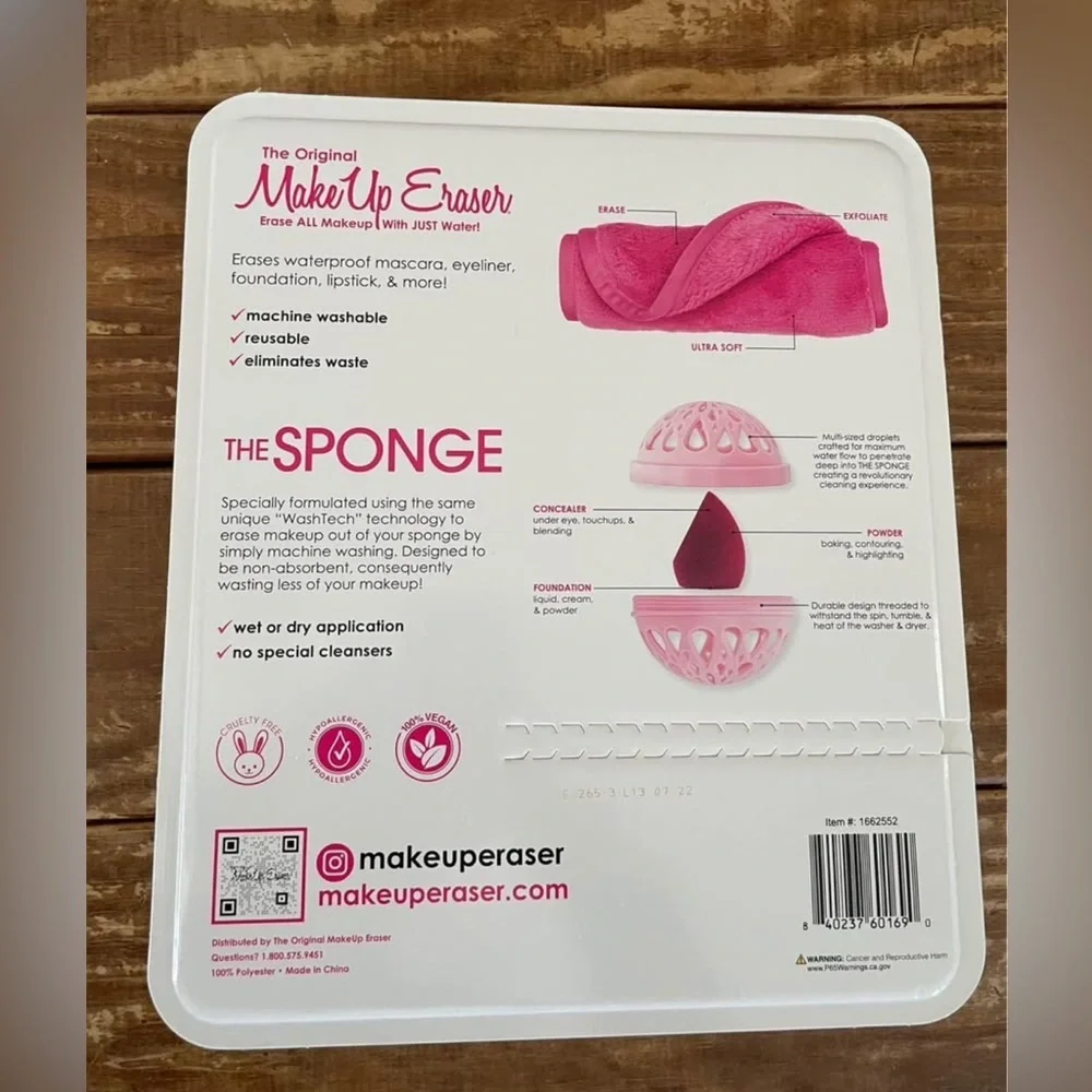 MakeUp Eraser achieve seamless