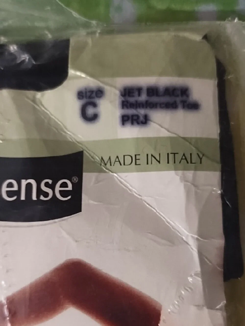 Hanes No Nonsense Ultra Sheer Pantyhose - 2 pair Black & Off Black NIP.