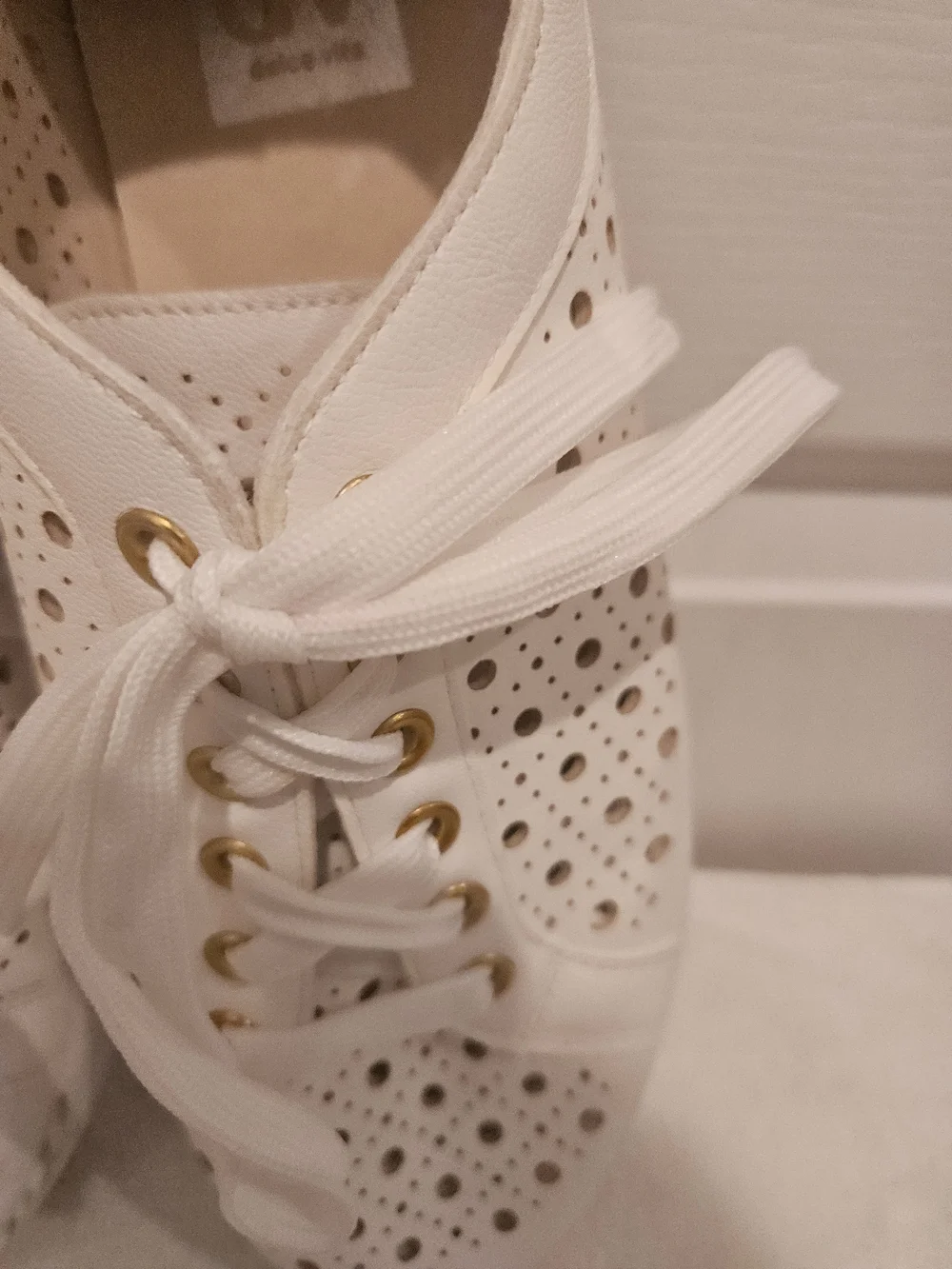 DV by Dolce Vita white perforated