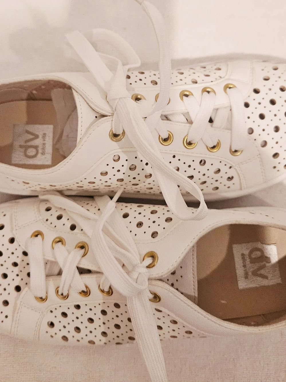 DV by Dolce Vita white perforated