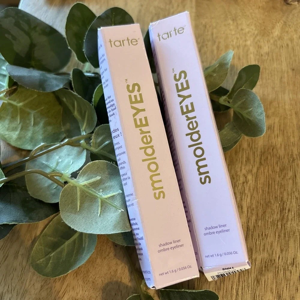 LOT OF 2 Tarte Smoldereyes Eyeliner New In Box Tempt Shadow Liner