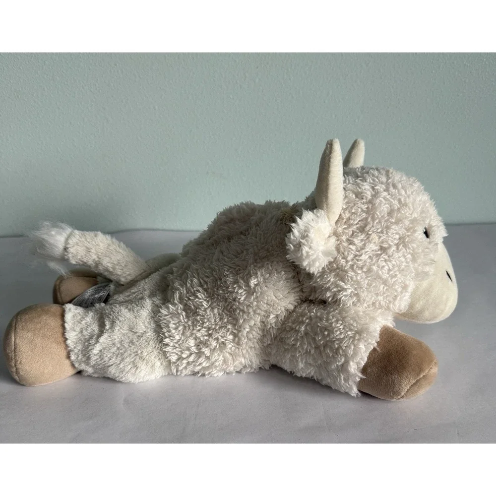 Warmies White Buffalo Plush Heatable Lavender Scented Stuffed Animal NWT