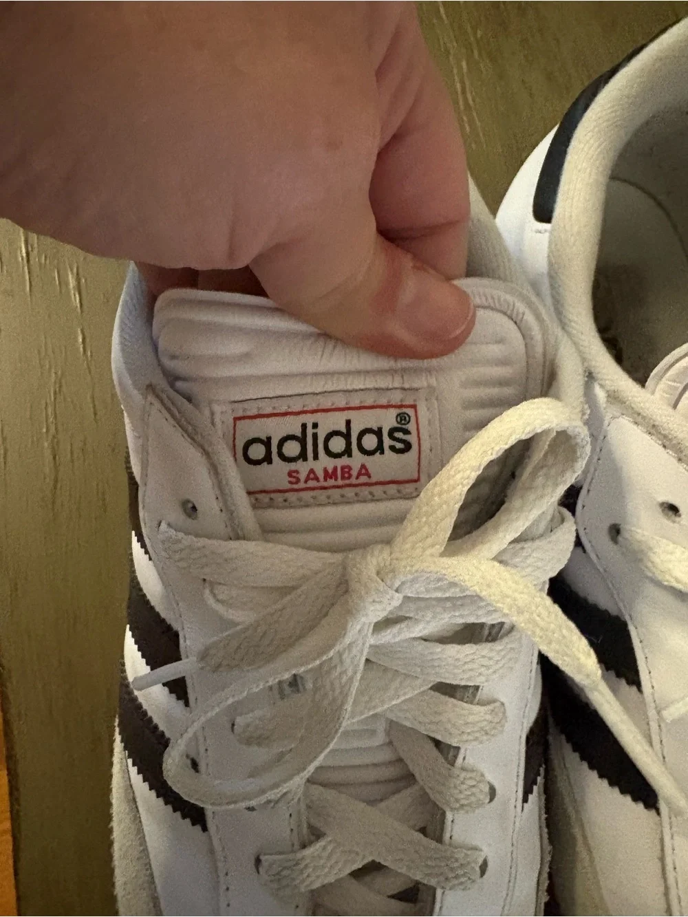 Adidas Samba Men's White Black Classic Sneakers